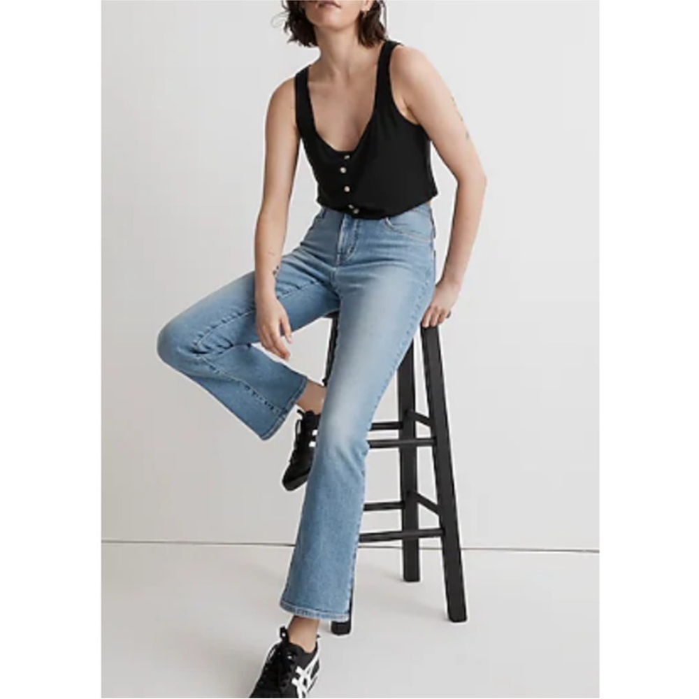 Madewell Light Blue High-Rise Flare Jeans
